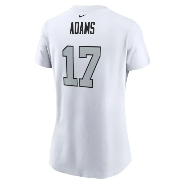 Davante adams las vegas raiders nike womens player name number t shirt White L