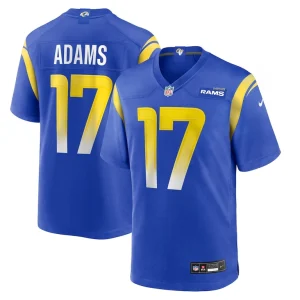 Davante adams los angeles rams nike game player jersey Royal