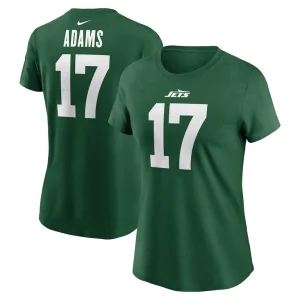 Davante adams new york jets nike womens player name number t shirt Green