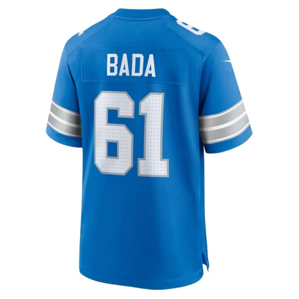 David bada detroit lions nike team game jersey Blue L