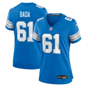 David bada detroit lions nike womens team game jersey Blue