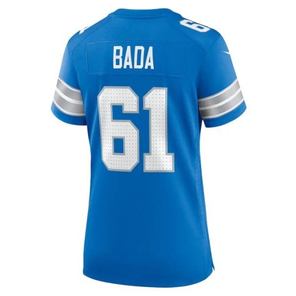 David bada detroit lions nike womens team game jersey Blue L