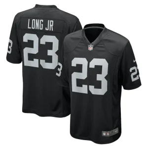 David long jr. las vegas raiders nike team game jersey Black