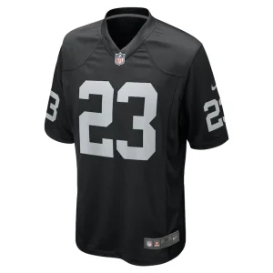 David long jr. las vegas raiders nike team game jersey Black M