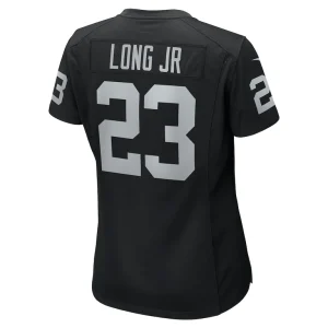 David long jr. las vegas raiders nike womens team game jersey Black L