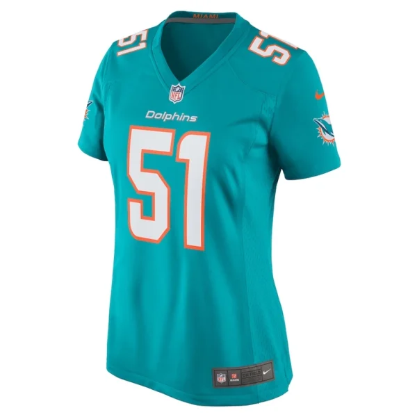 David long jr. miami dolphins nike womens game jersey Aqua M