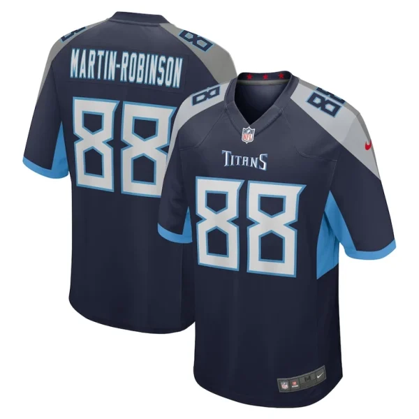 David martin robinson tennessee titans nike game jersey Navy