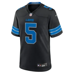 David montgomery detroit lions nike 2nd alternate game jersey Black M