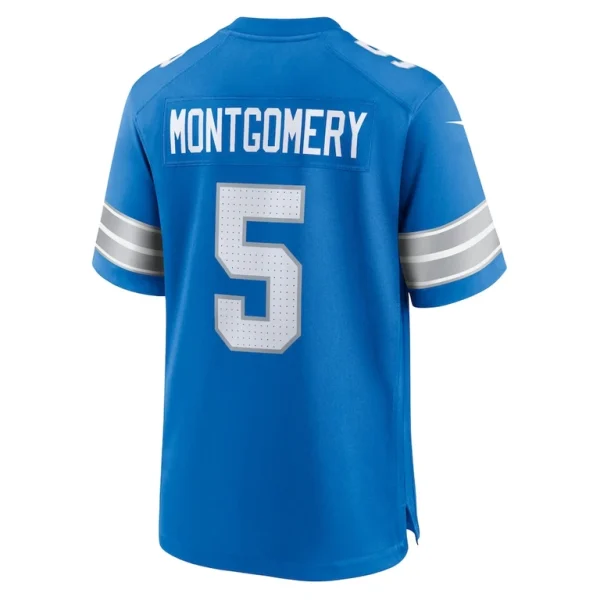 David montgomery detroit lions nike game jersey Blue L