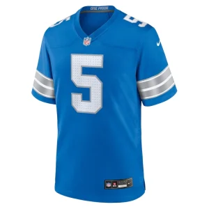 David montgomery detroit lions nike game jersey Blue M