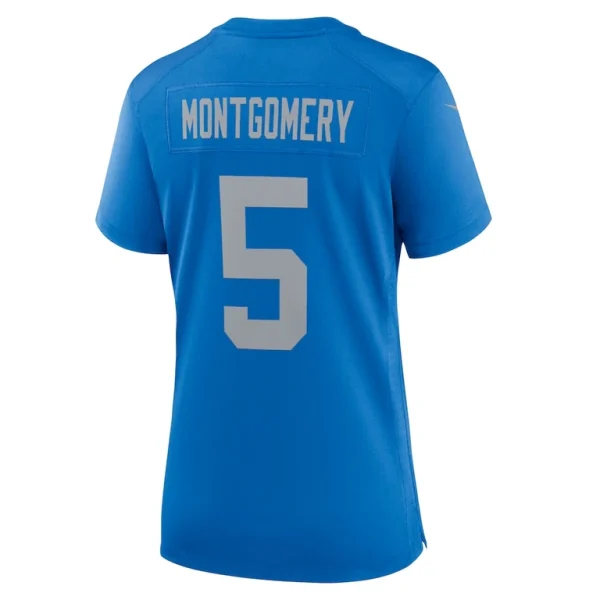 David montgomery detroit lions nike womens alternate game jersey Blue L
