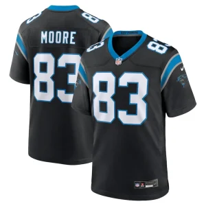 David moore carolina panthers nike game jersey Black