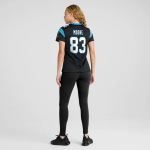 David moore carolina panthers nike womens game jersey Black 2XL
