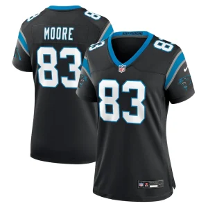 David moore carolina panthers nike womens game jersey Black