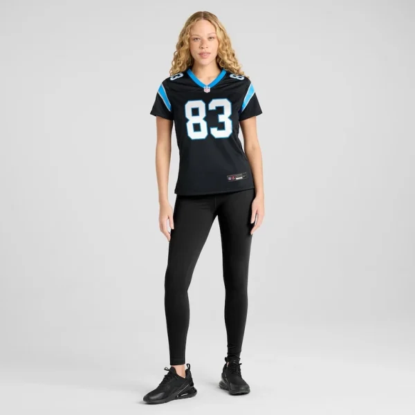 David moore carolina panthers nike womens game jersey Black XL