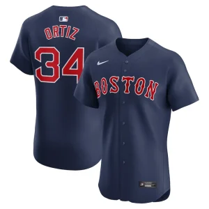 David ortiz boston red sox nike alternate elite player jersey Navy