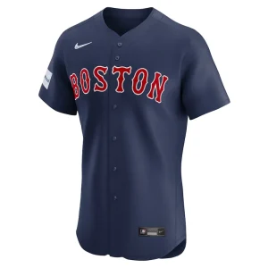 David ortiz boston red sox nike alternate elite sponsor patch player jersey Navy 44