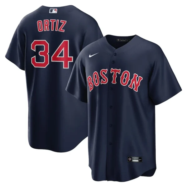 David ortiz boston red sox nike alternate replica player jersey Navy