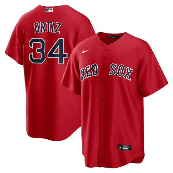 David ortiz boston red sox nike alternate replica player jersey Red