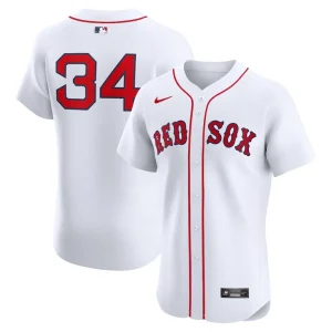 David ortiz boston red sox nike home elite jersey White