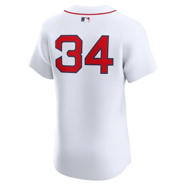 David ortiz boston red sox nike home elite jersey White 48