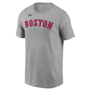 David ortiz boston red sox nike name number t shirt Heather gray M