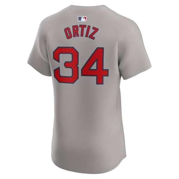 David ortiz boston red sox nike road elite player jersey Gray 48