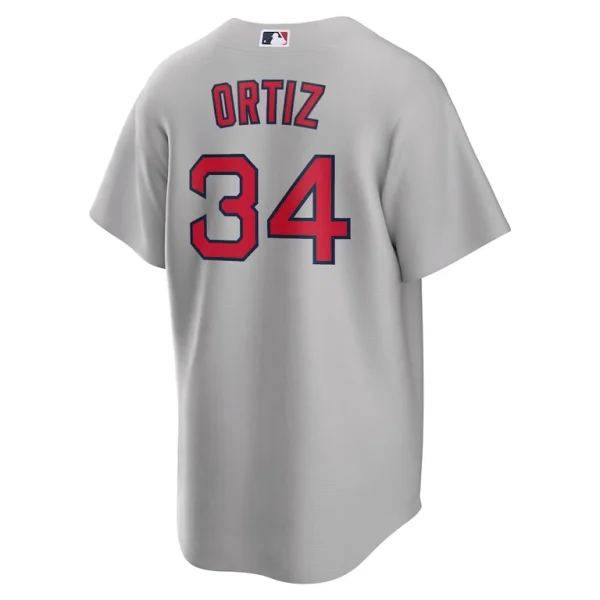 David ortiz boston red sox nike road replica player jersey Gray L