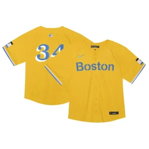 David ortiz boston red sox nike toddler city connect limited player jersey Gold