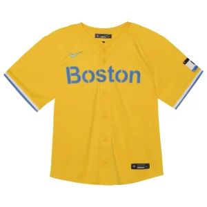 David ortiz boston red sox nike toddler city connect limited player jersey Gold 3T