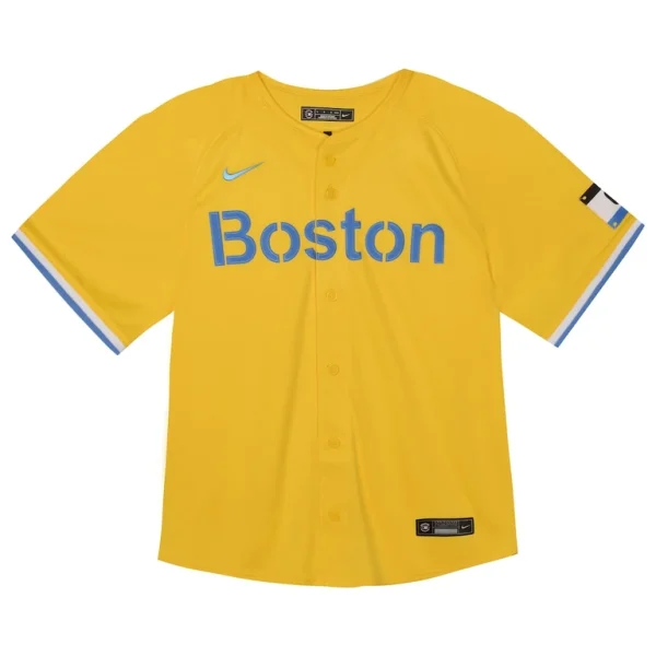 David ortiz boston red sox nike toddler city connect limited player jersey Gold 3T