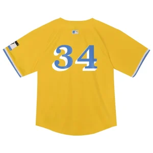 David ortiz boston red sox nike toddler city connect limited player jersey Gold 4T