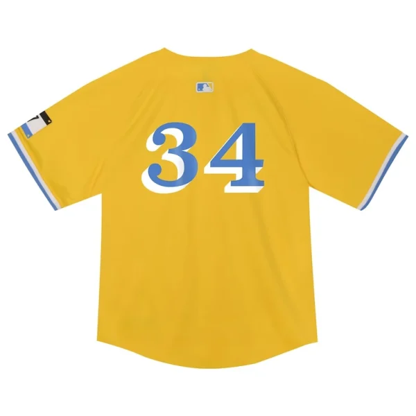 David ortiz boston red sox nike toddler city connect limited player jersey Gold 4T