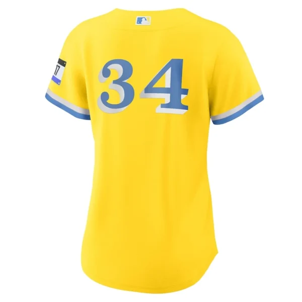 David ortiz boston red sox nike womens city connect replica player jersey Gold L