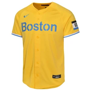 David ortiz boston red sox nike youth city connect limited player jersey Gold Yth M