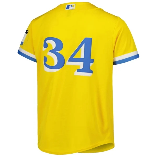 David ortiz boston red sox nike youth city connect replica player jersey Gold Yth L