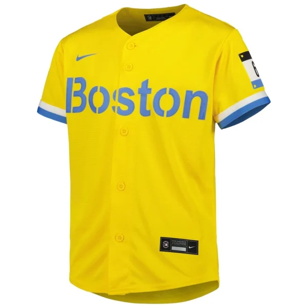 David ortiz boston red sox nike youth city connect replica player jersey Gold Yth M