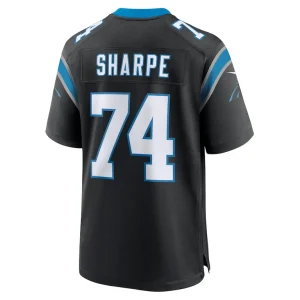 David sharpe carolina panthers nike team game jersey Black L