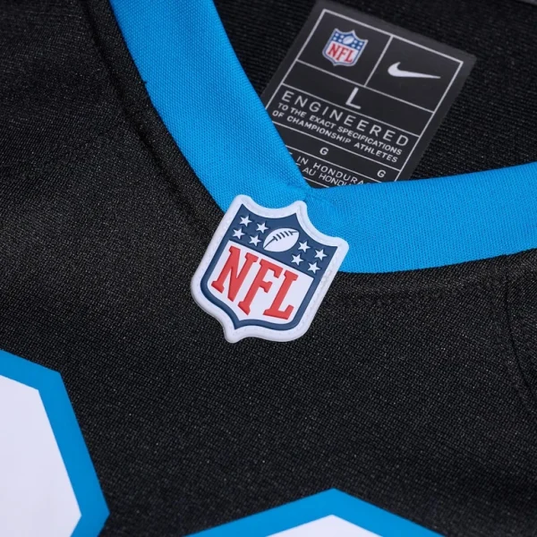 David sharpe carolina panthers nike team game jersey Black XL