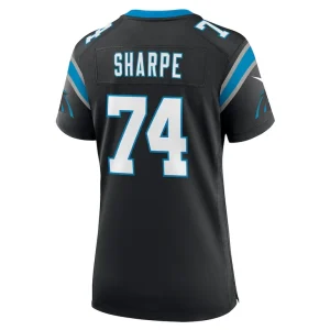 David sharpe carolina panthers nike womens team game jersey Black L