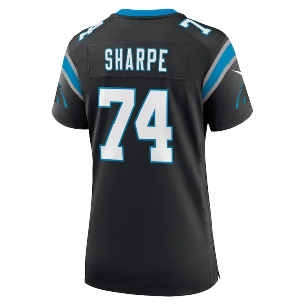 David sharpe carolina panthers nike womens team game jersey Black L