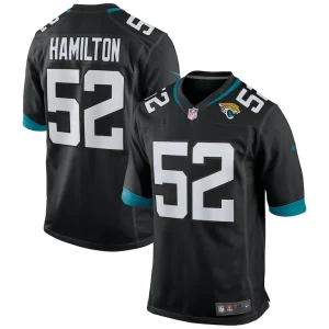 Davon hamilton jacksonville jaguars nike game jersey Black
