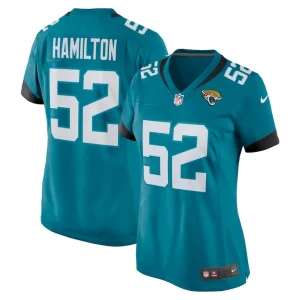Davon hamilton jacksonville jaguars nike womens game jersey Teal