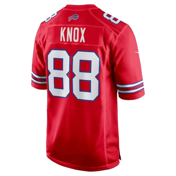 Dawson knox buffalo bills nike alternate game jersey Red L