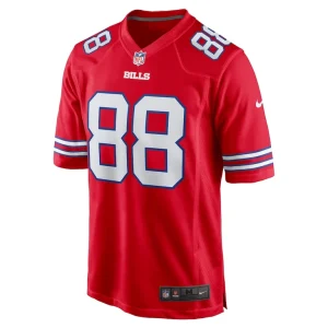 Dawson knox buffalo bills nike alternate game jersey Red M