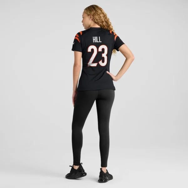 Daxton hill cincinnati bengals nike womens player game jersey Black 2XL