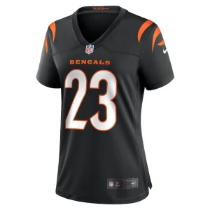 Daxton hill cincinnati bengals nike womens player game jersey Black M