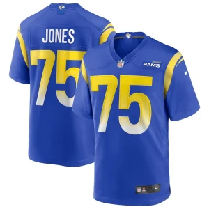Deacon jones los angeles rams nike game retired player jersey Royal