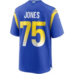 Deacon jones los angeles rams nike game retired player jersey Royal L