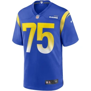 Deacon jones los angeles rams nike game retired player jersey Royal M